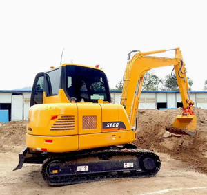 Mini Excavator Top Brand SE60 Crawler Excavator 6 Ton Digger Brand New Factory Price Excavator 0.22cbm Bucket Capacity - Product Image 1