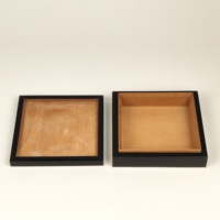 Boîte en bois MDF laqué noir brillant de qualité supérieure, fabriquée en usine à Dongguan, gravée au laser avec logo personnalisé, emballage de luxe pour cigares, vente en gros