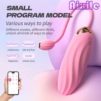 Vibrador con Forma de Huevo para Mujeres, Vibrador Portátil, Estimulador de Punto G, Clítoris, Pezones y Anal, Juguetes Sexuales para Mujeres con 9 Vibraciones, Dildo