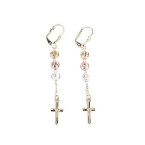 DTINA Fashion Religious Jewelry Cross Jesus Earrings
