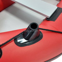 Bateau de pêche gonflable électrique Hailebao, léger, stable, pliable, conçu pour 2 personnes, durable.