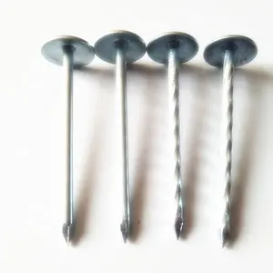 2" * BWG 9 Blue Galvanized Roofing Nails With Umbrella Head Factory Nail Products In Construction 25kg/ctn