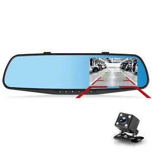 Acessórios do carro de 170 Graus Grande Angular Caixa Preta Traço Câmera Espelho