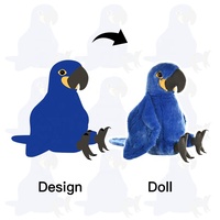 Nouveauté jouets d'animaux en peluche personnalisés doux oiseau pingouin poupées en peluche mignon amusant lion panda jouets en peluche pour la décoration intérieure