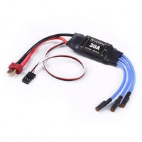 Contrôleur de vitesse électrique Rc Brushless 30A ESC 2-4S avec BEC 5V 2A pour hélicoptère Rc Multicopter