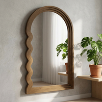 Miroir sur pied de table, accessoire d'intérieur économique, 19,69*10,16*19,05 CM, miroir en métal argenté pour salon