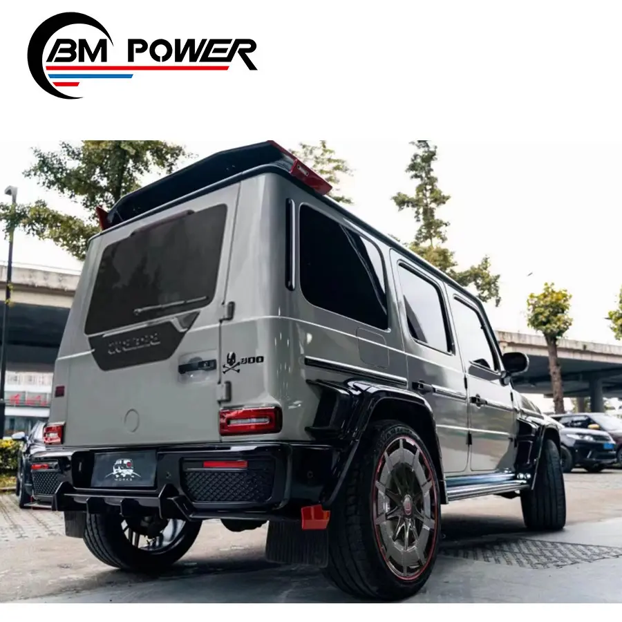 ขายร้อน W464 G63คาร์บอนไฟเบอร์วัสดุ G Wagon หลังคาสปอยเลอร์พอดีสำหรับ W464 W463A G63 G500 G550 G350D รถด้านหลังปีก