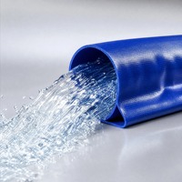 Tuyau plat en PVC résistant à l'usure pour l'agriculture et l'industrie du drainage, anti-UV, haute pression, durable, longueur personnalisable