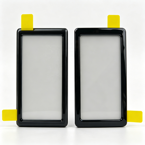 Panneau PC OEM personnalisé en acrylique transparent avec fenêtre d'affichage, cadre noir, adhésif double face et languette de déchirement manuel - Product Image 6