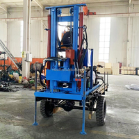 Machine et Équipement de Forage Mini Tricycle de 200 Mètres pour Puits d'Eau, Type Ferme