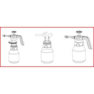 KS TOOLS Pulverizador de espuma con bomba de presión (Espumador), 1,5 l - Product Image 3