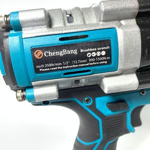 Llave de Impacto Inalámbrica Recargable de Litio sin Escobillas de 1500N.m, 1/2'', Industrial, de Alta Potencia, Juego de Llaves de Torque Inalámbricas para Trabajo Pesado - Product Image 2