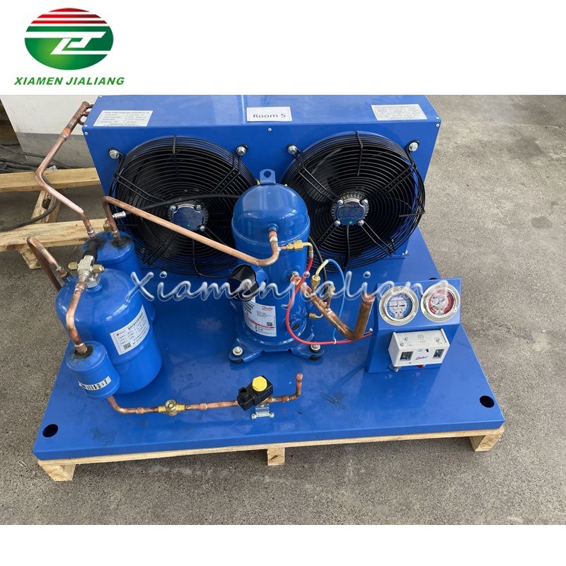 Unité de condensation de réfrigération d'unité de condensation de congélateur de 7hp 5hp compresseur de rouleau
