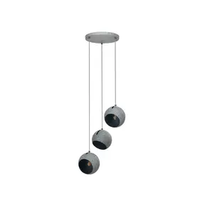 Plafonnier <span class=keywords><strong>Led</strong></span> noir composé <span class=keywords><strong>de</strong></span> bulles <span class=keywords><strong>de</strong></span> cristal, design moderne, éclairage d'intérieur, luminaire décoratif <span class=keywords><strong>de</strong></span> plafond, idéal pour un salon ou des escaliers - Product Image 1