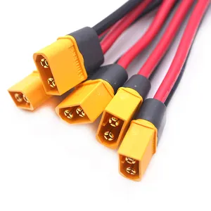 Wire Harness Manufacturers UL3135 12AWG Amass Female XT60 Plug With Sheath To XT30 Male Connector