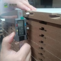Panneau mural en MDF rainuré Jiangsu de qualité supérieure, moderne, 15-18 mm, résistant à l'humidité, première classe, garantie 5 ans