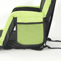 Sièges de stade pliants en acier pour le football Chaise rembourrée imperméable chauffante avec coussin de sport extra large pour une utilisation en extérieur