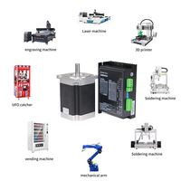 Kit CNC 3-Axis Presisi Tinggi EMTECH dengan Motor Stepper Hibrida Berkinerja Tinggi 150nm NEMA 34 150mm 12nm