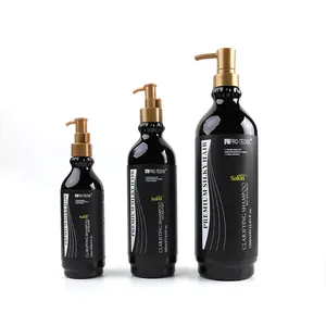 Private Label SLS Shampoo biologico all'olio di Argan Shampoo per la riparazione dell'umidità a base di erbe con cheratina liquida