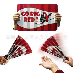 Cadeaux promotionnels, bannière en papier pliable personnalisée, clapper pour événement sportif - Product Image 3
