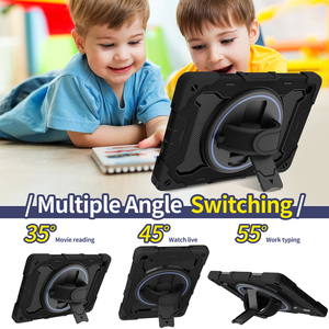 Étui de <span class=keywords><strong>protection</strong></span> pour <span class=keywords><strong>tablette</strong></span> <span class=keywords><strong>Samsung</strong></span> <span class=keywords><strong>Galaxy</strong></span> <span class=keywords><strong>Tab</strong></span> A11+ 11'' 2025 A9+ 11'' 2023 avec sangle de main et d'épaule, antichoc, avec béquille - Product Image 5