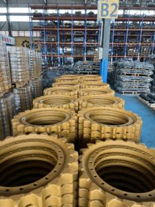 Excavator bulldoser bagian bawah kereta Sprocket D20 D30 D31 D39 D40 D41 D50 jalur Komatsu rantai Drive Dozer - Product Image 3