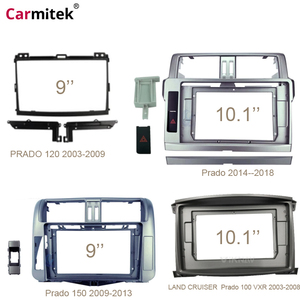 Écran tactile LCD 1din 2din Lecteur DVD de voiture Cadre de façade pour Toyota Hilux Corolla Mitsubishi Pajero Nissan Patrol X Trail <span class=keywords><strong>Havel</strong></span> H6 - Product Image 4