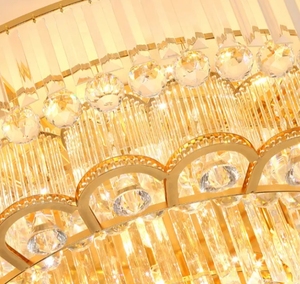 Recién llegado, lámpara de iluminación Zeal, techo de níquel, 4 luces, 6000K, lámpara moderna, decoración del hogar, luz de techo de montaje empotrado de cristal - Product Image 5