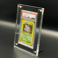 Présentoir sur mesure moderne en acrylique anti-UV pour carte gradée SGC PS-A, étui portable pour une seule carte