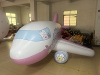 BOYI Modèle d'avion gonflable géant personnalisé en PVC pour aéroport, agence de voyage, exposition d'aviation, décoration AVION