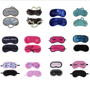 Masque pour les yeux en coton personnalisé avec logo brodé Beckon et masque de sommeil de marque pour les voyages en avion, les hôtels et les siestes au bureau - Product Image 4