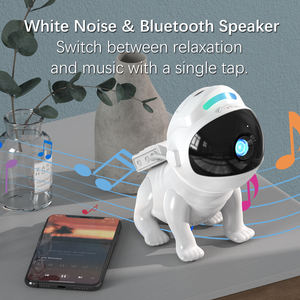 Projecteur Galaxie Chien Spatial pour Noël, Enceinte Bluetooth avec Bruit Blanc et Télécommande, Lumière Étoilée pour Décoration de Fêtes - Product Image 1