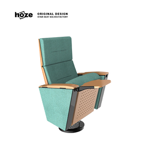 Silla de Auditorio de Diseño Moderno HOZE HS-1101-1D, de Aleación de Aluminio, Plegable, para Escuelas, Comercios, Teatros e Iglesias - Product Image 1