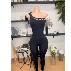 Neuheiten Mode Beliebte Stretchy ärmellose einteilige Spiel anzug Jumps uit - Product Image 1