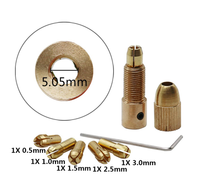 1/2/2. 17/4/5mm arbre de moteur électrique Mini pince de fixation de mandrin 35/3mm-0.5mm petit à percer dispositif de fixation de Micro mandrin