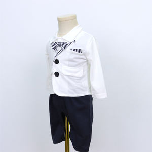 Offre Spéciale Ensembles de vêtements 2 pièces <span class=keywords><strong>pour</strong></span> bébé garçon avec barboteuse et manteau <span class=keywords><strong>pour</strong></span> bébé <span class=keywords><strong>tenue</strong></span> de baptême <span class=keywords><strong>pour</strong></span> bébé garçon - Product Image 5