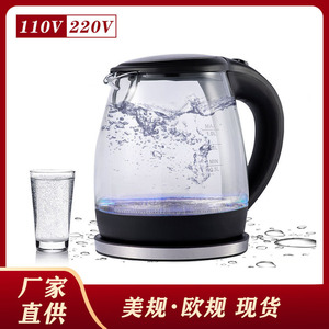 Hervidor eléctrico de vidrio de 1 litro con apagado automático y protección contra la ebullición en seco para uso doméstico y hotelero - Product Image 5