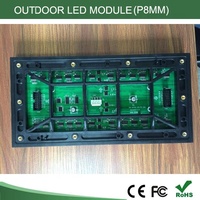 P8 Modul Tampilan Video LED SMD Warna Penuh RGB Luar Ruangan 320X160Mm 40X20 Titik Kecerahan 5000cd 2525LED Garansi 2 Tahun IP65