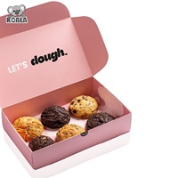 Boîte d'emballage pour biscuits écologiques de qualité alimentaire avec impression couleur personnalisée