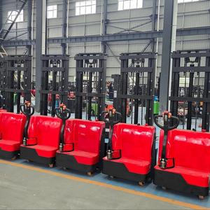 नई स्टील मेटल वैन वेयरहाउस 'फुल इलेक्ट्रिक सेल्फ लिफ्टिंग लोडिंग स्टेकर कार 1000 किलोग्राम क्षमता 1300 मिमी 1500 मिमी उठाने की ऊंचाई - Product Image 4