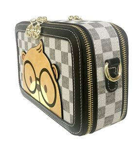 Elegante marca crema orso di alta qualità in pelle PU spalla occhiali <span class=keywords><strong>borsa</strong></span> quadrata per <span class=keywords><strong>borsa</strong></span> moda donna - Product Image 6