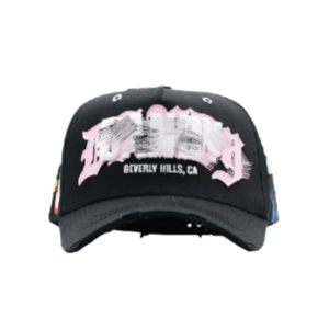 หมวกแก๊ป 5 แผง ผ้าทวิลล์ แต่งคริสตัล ปักโลโก้ ประดับเพชร สีดำ รุ่น Thirty One Hat Gorras G5 หมวก Snapback แบบมหาวิทยาลัย - Product Image 2