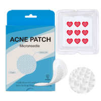 Nouveauté, patchs anti-acné à micro-aiguilles de bonne qualité, CE ISO MSDS, vente en gros, cicatrisation rapide