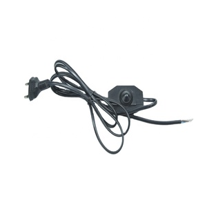 Bán Chạy Châu Âu Mỹ 2 Pin Cắm Đèn Muối Mở Rộng Dây Điện Với Công Tắc Bật/Tắt 303 - Product Image 1