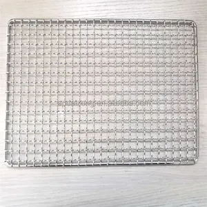 Single-tier Stainless Steel Barbecue Grill Cooling Baking Rack Metal Wire Mesh Storage Holder For Food