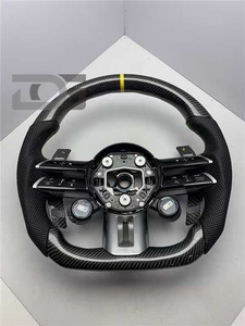 Volante de Fibra de Carbono Modificado para <span class=keywords><strong>Mercedes</strong></span> <span class=keywords><strong>Benz</strong></span> Clase A A200 <span class=keywords><strong>A180</strong></span> A260 A45 C63 W205 W204 C300 W222 G55 - Product Image 4