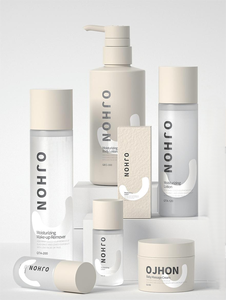 Bộ sản phẩm chăm sóc da bằng nhựa cao cấp, có in logo tùy chỉnh, gồm chai đựng nước hoa, tinh dầu, sữa rửa mặt, kem dưỡng mặt, kem dưỡng mắt. - Product Image 3