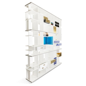 Factory Outlet Luxury Italian Villa Furniture <b>Book</b> Shelf Cabinet Bookcase With <b>Box</b> and Drawers DV-COLECCIONISTA-02-BOCAS Colecci - Product Image 5