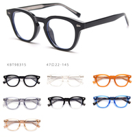 Marco óptico de gafas ligeras TR para hombre y mujer con bloqueo de luz azul a la moda al por mayor con logotipo personalizado