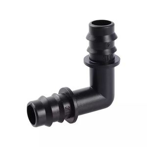 DN16MM Offres Spéciales POM MATÉRIEL <span class=keywords><strong>Coude</strong></span> 90 degrés Raccords <span class=keywords><strong>Pour</strong></span> L'irrigation Goutte À Goutte PE <span class=keywords><strong>TUYAU</strong></span> - Product Image 1